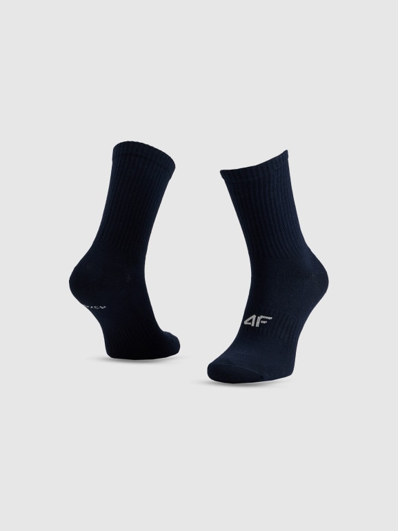 Męskie skarpetki wysokie (3-pack) 4F 4FRSS26USOCM0838 - multikolor