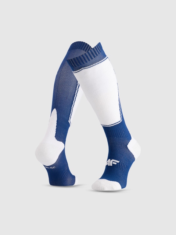 Męskie skarpety narciarskie 4F 4FRAW25UFSOM263 - granatowe