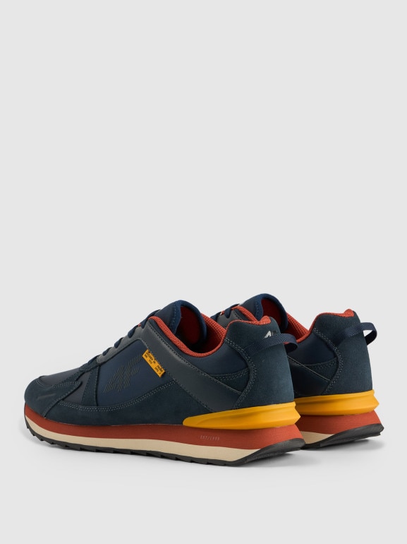 Męskie sneakersy 4CITY 4F 4FRSS26FSNEM023 - granatowe