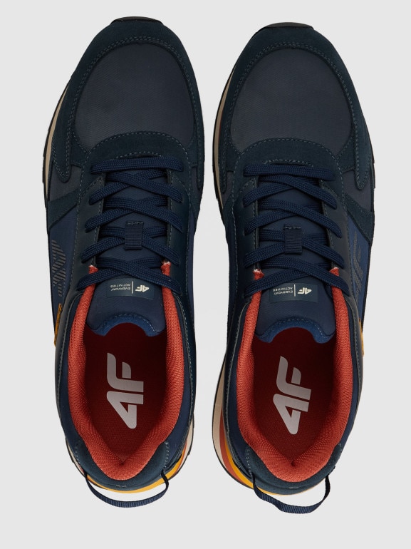Męskie sneakersy 4CITY 4F 4FRSS26FSNEM023 - granatowe