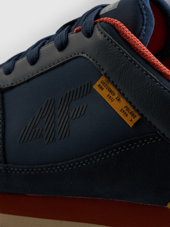 Męskie sneakersy 4CITY 4F 4FRSS26FSNEM023 - granatowe