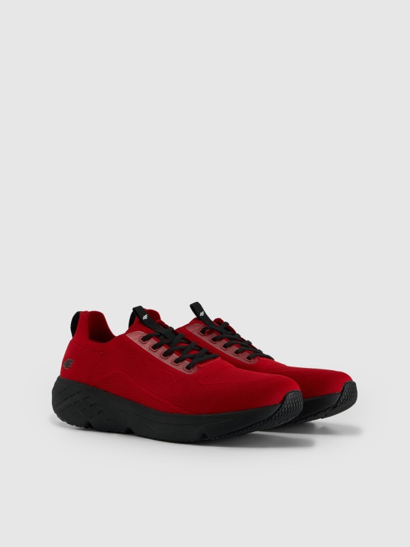 Męskie sneakersy VELOCORE 4F 4FRSS26FSNEM018 - czerwone