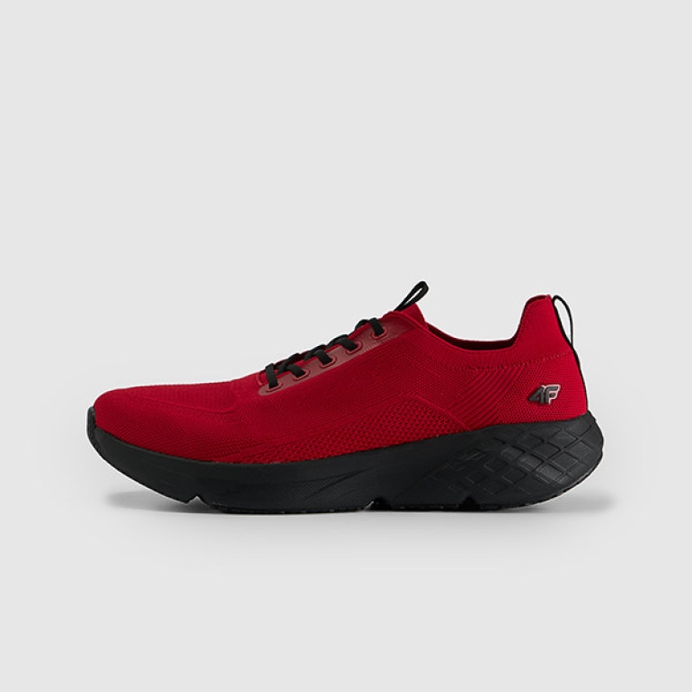 Męskie sneakersy VELOCORE 4F 4FRSS26FSNEM018 - czerwone