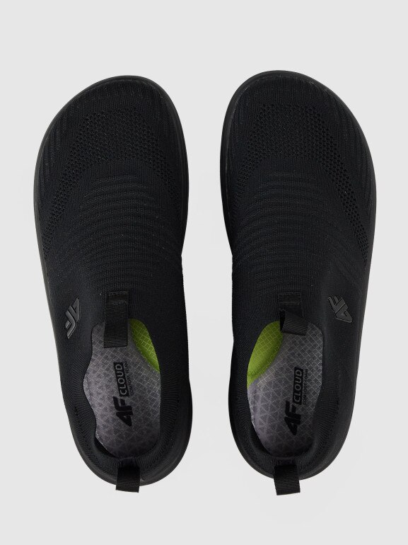 Męskie sneakersy wsuwane NEONITE 4F 4FRSS26FSNEM020 - czarne