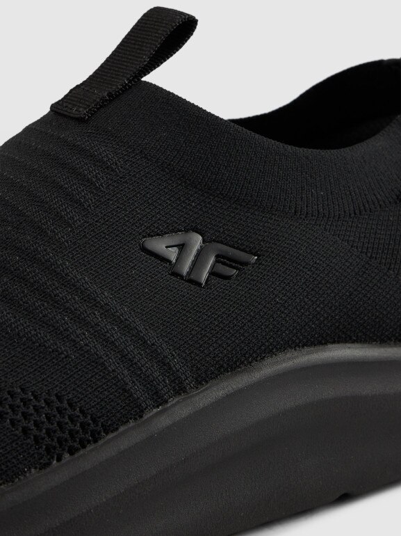 Męskie sneakersy wsuwane NEONITE 4F 4FRSS26FSNEM020 - czarne