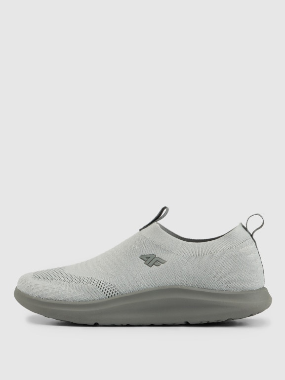 Męskie sneakersy wsuwane NEONITE 4F 4FRSS26FSNEM020 - szare