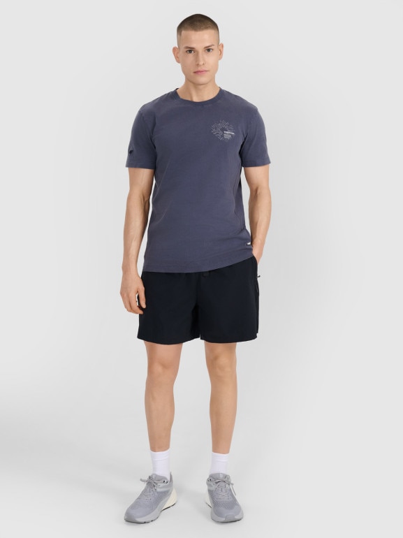 Męskie spodenki casual 4F 4FWSS25TSHOM533 - czarne