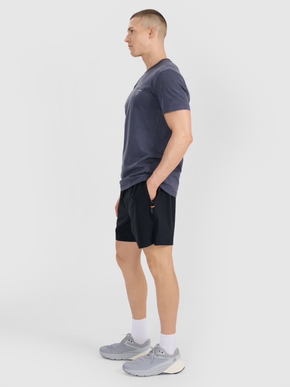 Męskie spodenki casual 4F 4FWSS25TSHOM533 - czarne