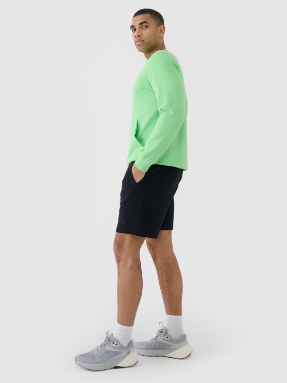 Męskie spodenki dresowe 4F 4FRSS25TSHOM698 - czarne