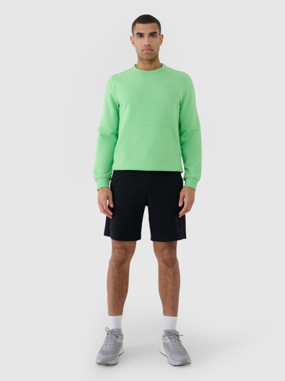 Męskie spodenki dresowe 4F 4FRSS25TSHOM698 - czarne