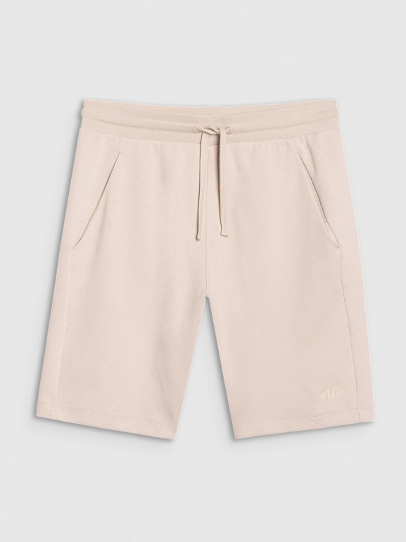 Męskie spodenki dresowe 4F 4FRSS25TSHOM745 - beżowe