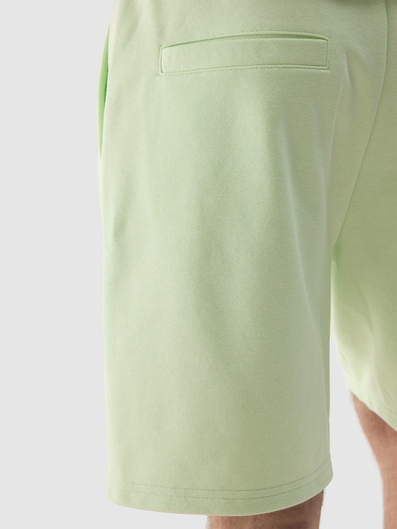 Męskie spodenki dresowe 4F 4FWSS24TSHOM330 - zielone