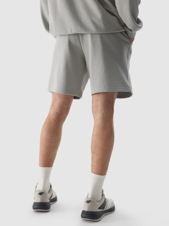 Męskie spodenki dresowe 4F 4FWSS24TSHOM330 - szare