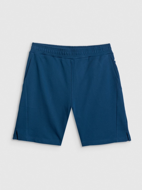 Męskie spodenki dresowe 4F 4FWSS26TSHOM744 - turkusowe