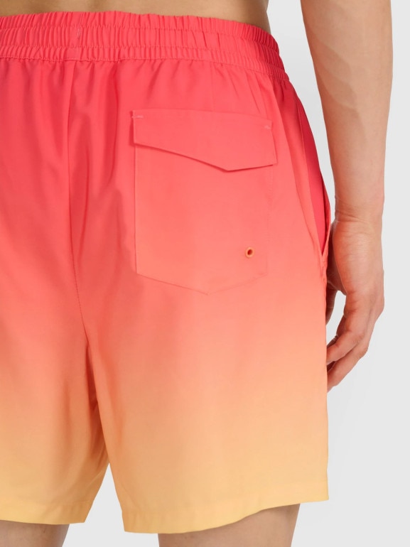 Męskie spodenki plażowe 4F 4FWSS25UBDSM132 - żółte