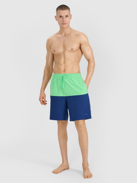 Męskie spodenki plażowe 4F 4FWSS25UBDSM135 - zielone