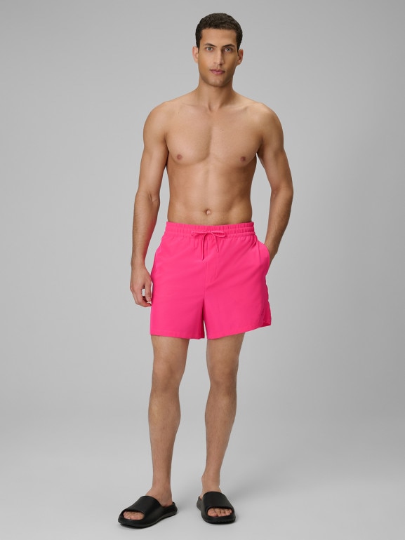 Męskie spodenki plażowe boardshorty 4F 4FRSS26UBDSM229 - różowe