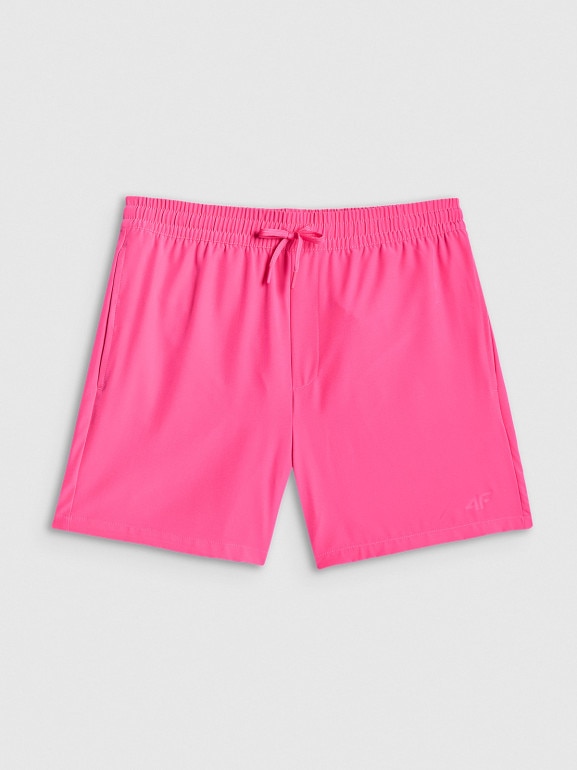 Męskie spodenki plażowe boardshorty 4F 4FRSS26UBDSM229 - różowe