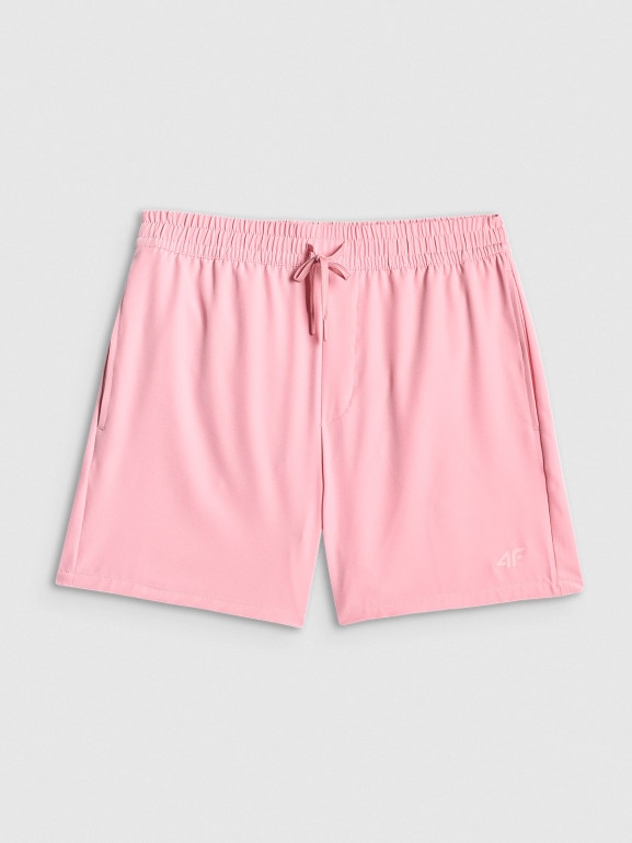 Męskie spodenki plażowe boardshorty 4F 4FRSS26UBDSM229 - różowe