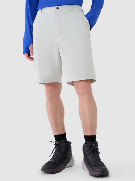 Męskie spodenki trekkingowe 4F 4FWSS25TFSHM0877 - szare