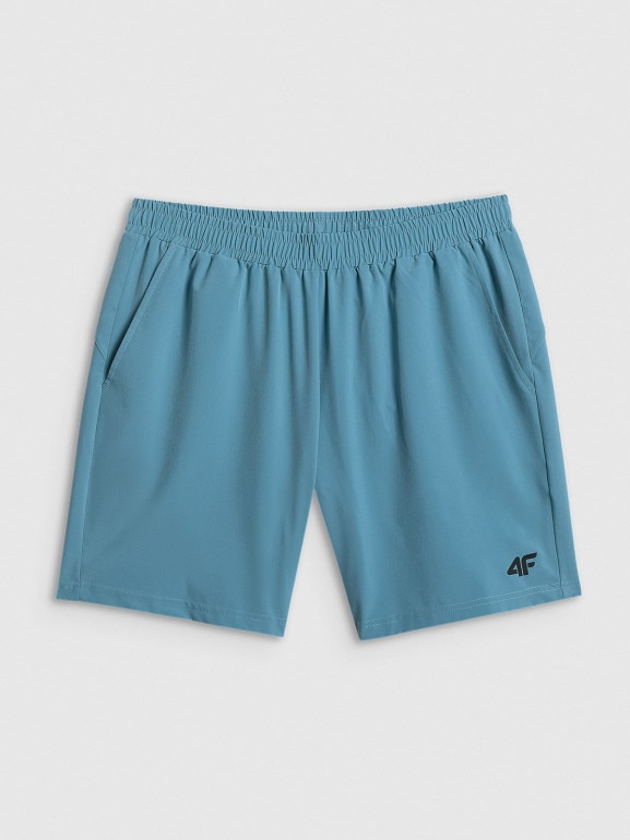 Męskie spodenki treningowe 4F 4FRSS26TFSHM1662 - turkusowe