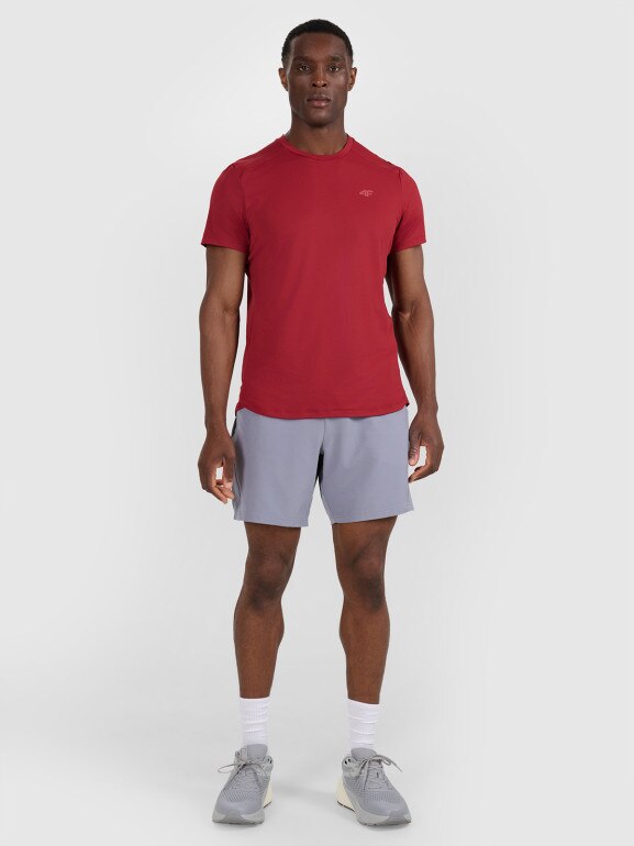 Męskie spodenki treningowe 4F 4FWAW25TFSHM0999 - niebieskie