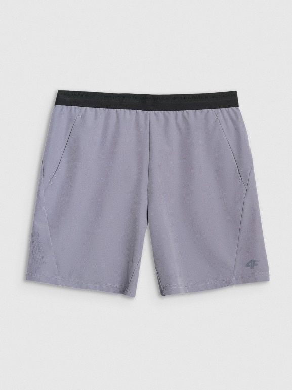 Męskie spodenki treningowe 4F 4FWAW25TFSHM0999 - niebieskie