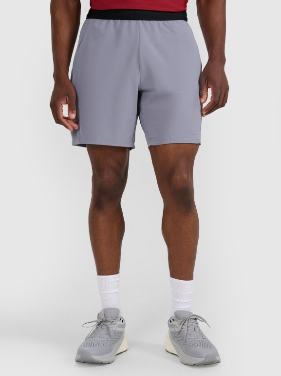 Męskie spodenki treningowe 4F 4FWAW25TFSHM0999 - niebieskie