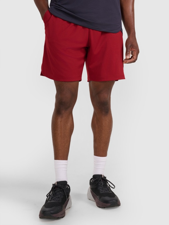 Męskie spodenki treningowe 4F 4FWAW25TFSHM1000 - czerwone