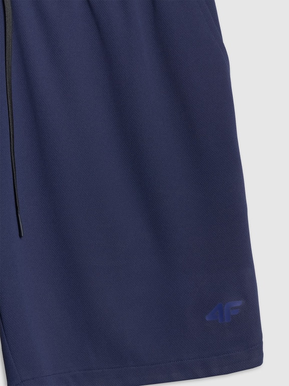 Męskie spodenki treningowe 4F 4FWAW25TFSHM1000 - granatowe