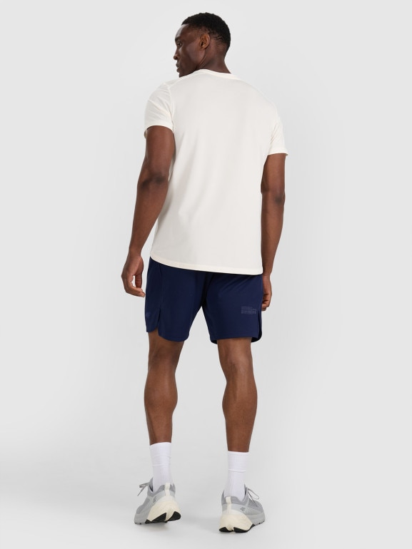 Męskie spodenki treningowe 4F 4FWAW25TFSHM1000 - granatowe