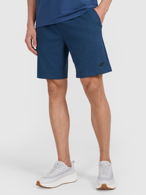 Męskie spodenki treningowe 4F 4FWAW25TFSHM1041 - granatowe