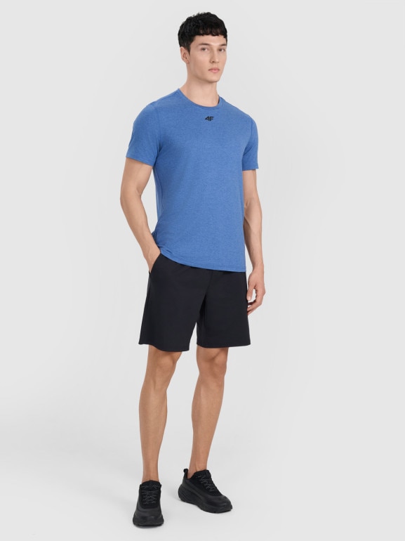 Męskie spodenki treningowe 4F 4FWMM00TFSHM1310 - czarne