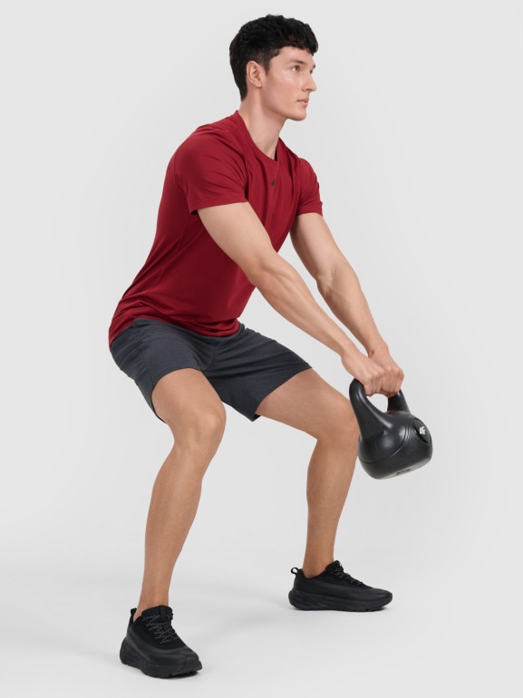 Męskie spodenki treningowe 4F 4FWMM00TFSHM1310 - szare