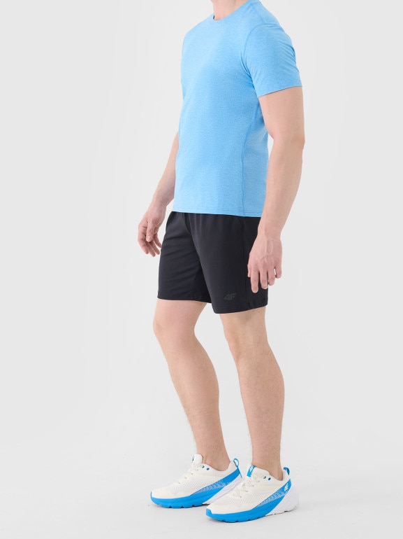 Męskie spodenki treningowe 4F 4FWSS26TFSHM1277 - czarne