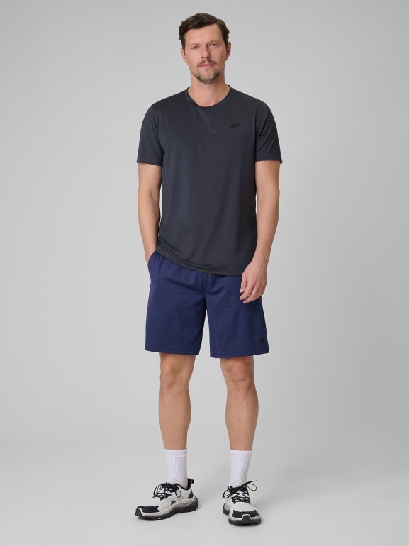 Męskie spodenki treningowe 4F 4FWSS26TFSHM1277 - granatowe