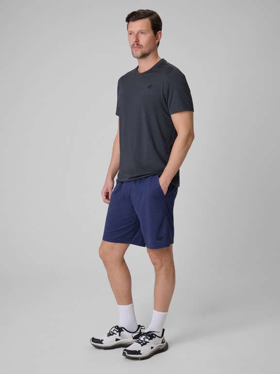 Męskie spodenki treningowe 4F 4FWSS26TFSHM1277 - granatowe