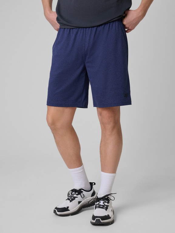 Męskie spodenki treningowe 4F 4FWSS26TFSHM1277 - granatowe