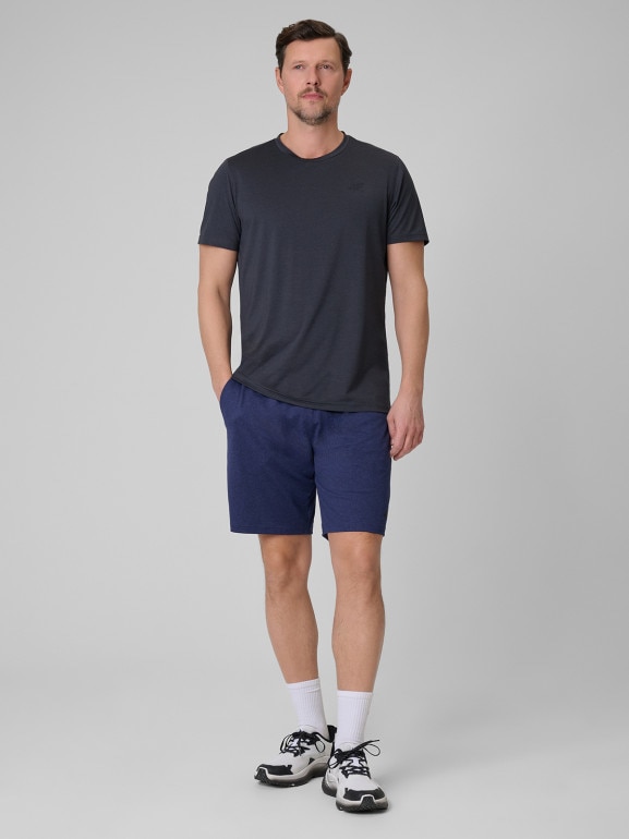 Męskie spodenki treningowe 4F 4FWSS26TFSHM1277 - granatowe