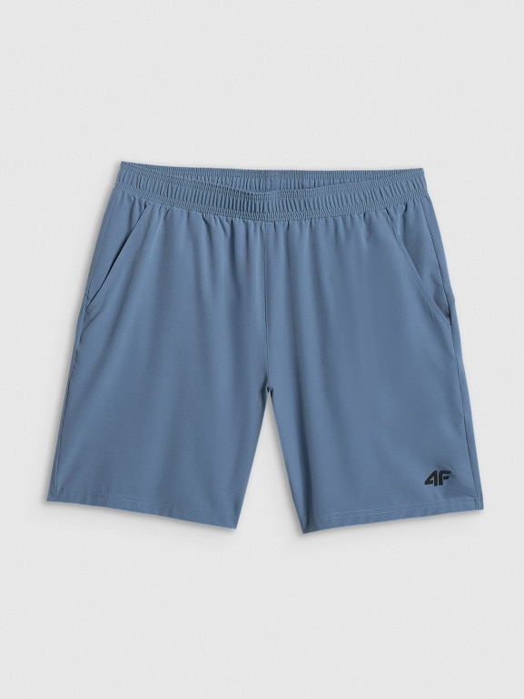 Męskie spodenki treningowe 4F 4FWSS26TFSHM1278 - denim