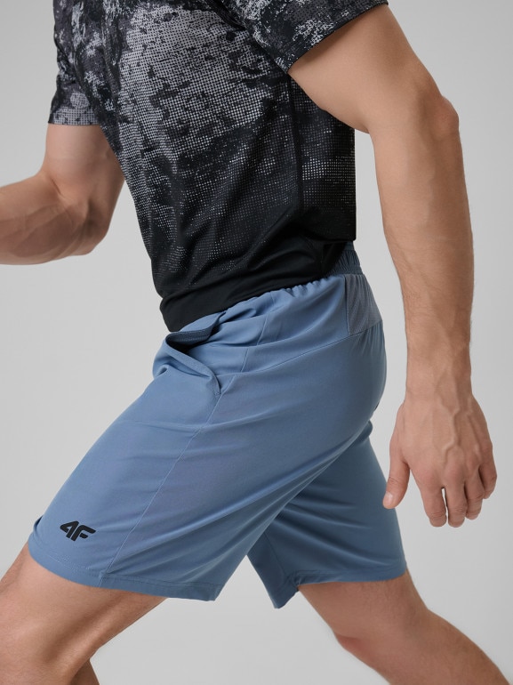 Męskie spodenki treningowe 4F 4FWSS26TFSHM1278 - denim