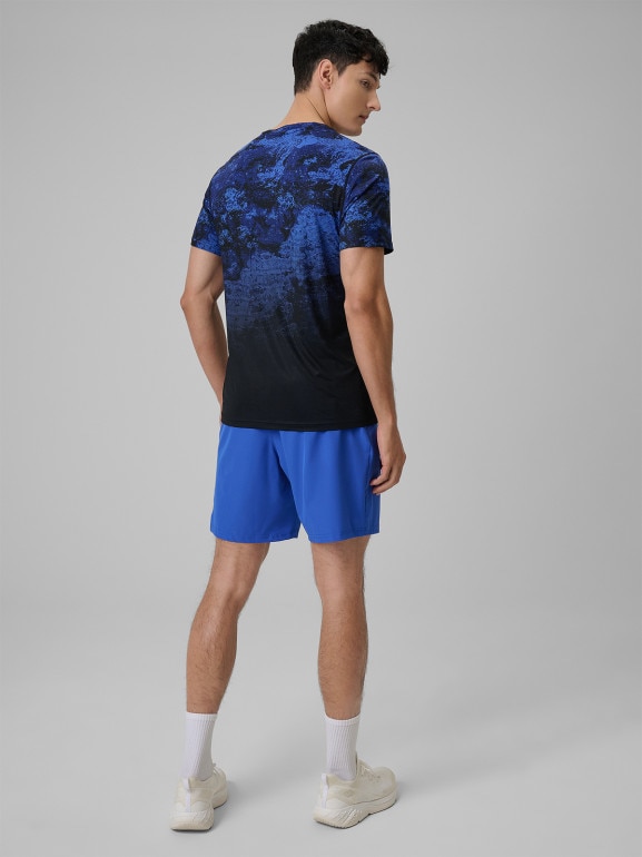 Męskie spodenki treningowe 4F 4FWSS26TFSHM1278 - niebieskie