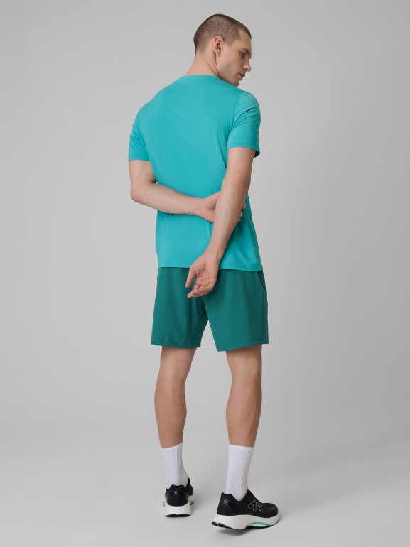 Męskie spodenki treningowe 4F 4FWSS26TFSHM1278 - zielone