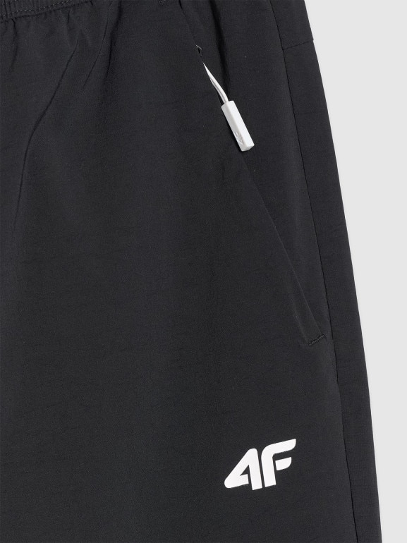 Męskie spodnie casual 4F 4FRAW25TTROM1612 - czarne