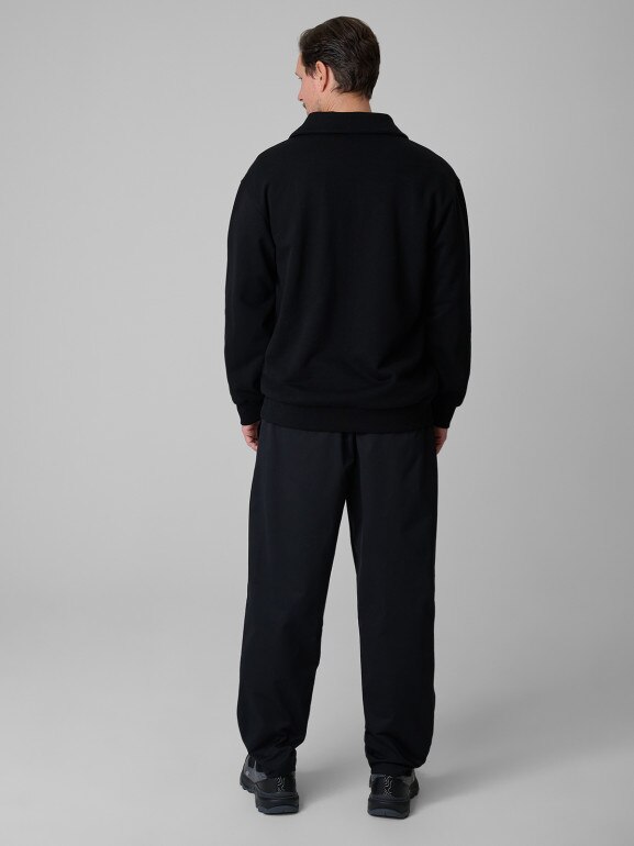 Męskie spodnie casual 4F 4FRSS26TTROM1857 - czarne