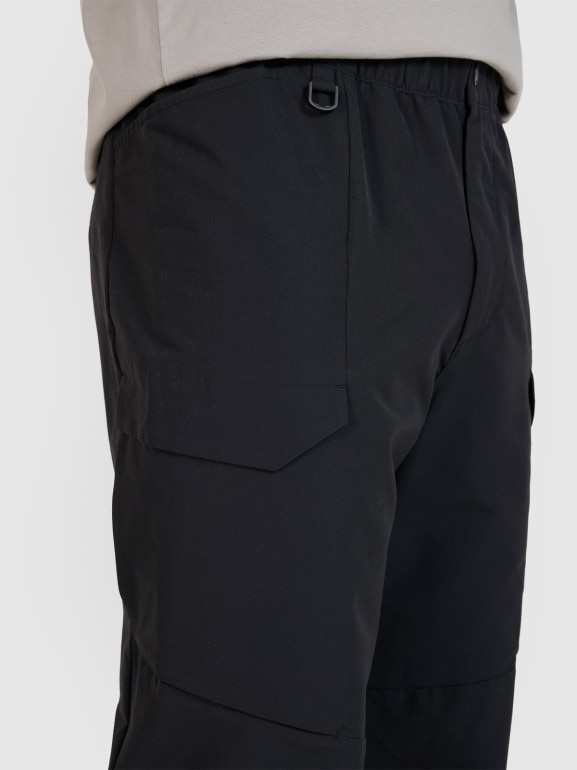 Męskie spodnie casual 4F 4FWSS25TTROM0998 - czarne