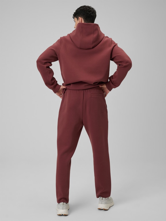 Męskie spodnie dresowe 4F 4FRSS26TTROM1856 - burgundowe