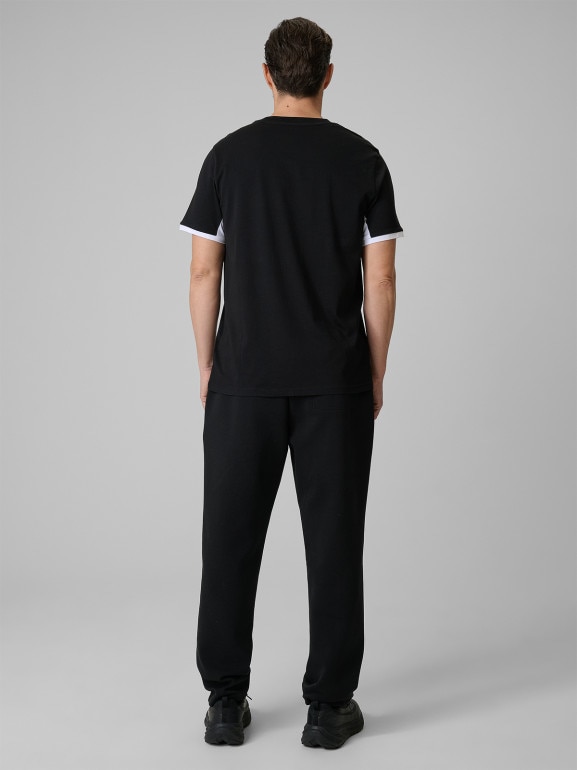 Męskie spodnie dresowe 4F 4FRSS26TTROM1856 - czarne