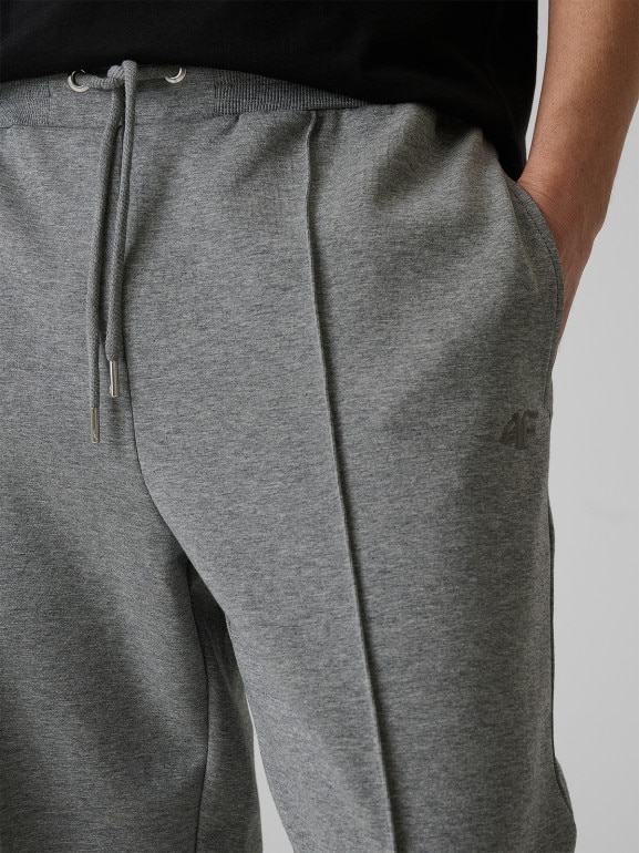 Męskie spodnie dresowe 4F 4FRSS26TTROM1856 - szare