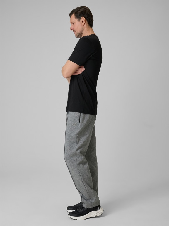 Męskie spodnie dresowe 4F 4FRSS26TTROM1856 - szare
